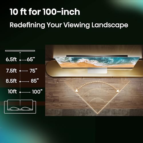 Hisense 100-Inch Class QD7 Series QLED 4K UHD Google Smart TV (100QD7N, 2024 Model) - QLED, Native 144Hz, Motion Rate 240, Direct Full Array, Game Mode Pro, Alexa Compatibility