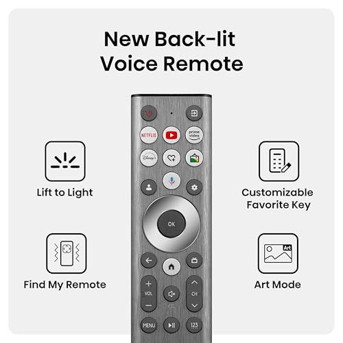 Hisense 65-Inch Class QLED 4K S7N CanvasTV™ Series Dolby Vision HDR Google Smart TV (65S7N) - 144Hz, Art Mode, Anti-Glare Panel, Hi-Matte Display, Frame & UltraSlim Wall Mount Included