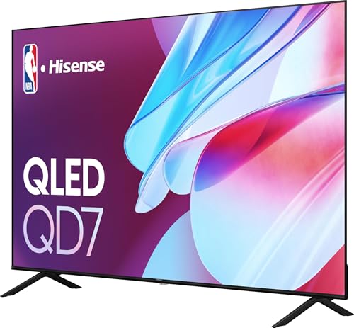 Hisense 100-Inch Class QD7 Series QLED 4K UHD Google Smart TV (100QD7N, 2024 Model) - QLED, Native 144Hz, Motion Rate 240, Direct Full Array, Game Mode Pro, Alexa Compatibility
