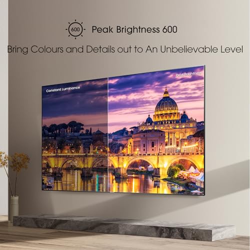 Hisense 75” Class U6 Series ULED 4K UHD Smart Fire TV (75U6HF, 2024) - QLED, Full Array Local Dimming, 600-Nit, Dolby Vision HDR 10+, HDMI 2.1, MEMC, 240 Motion Rate with VRR, Alexa Compatibility
