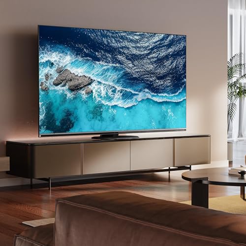 Hisense 55-Inch Class U8 Series Mini-LED ULED 4K UHD Google Smart TV (55U8N) - QLED, Dolby Vision IQ, Dolby Atmos, Full Array Local Dimming Pro, 144Hz Game Mode Pro, Alexa Compatibility