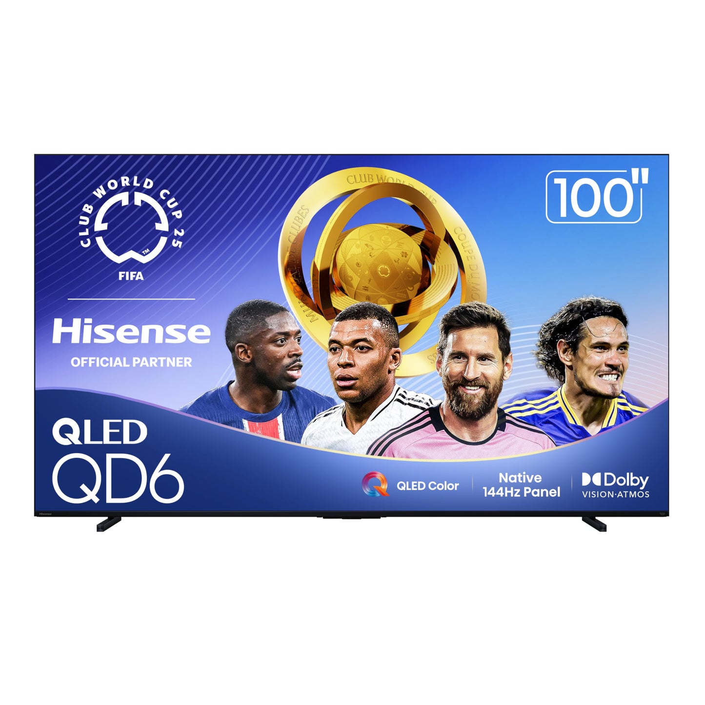 Hisense 55" Class QD6 Series (55QD6QF, 2025 Model) QLED 4K UHD Smart Fire TV, Voice Remote with Alexa, Dolby Vision, Dolby Atmos, Motion Rate 120, HDR 10+, Game Mode Plus, MEMC, VRR, ALLM