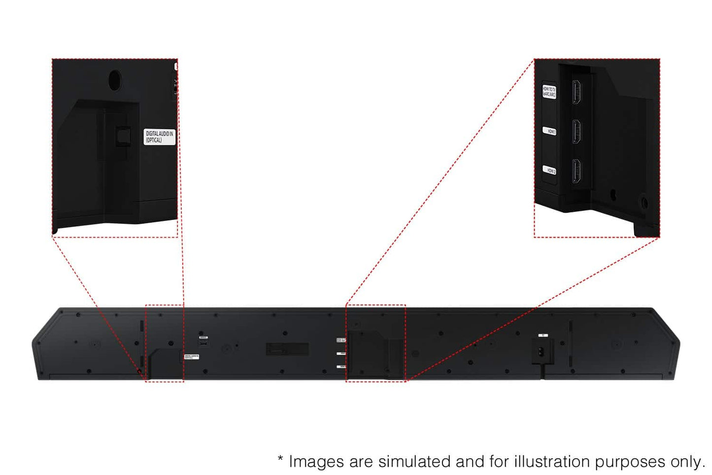 Samsung - HW-Q990D/ZA 11.1.4 Channel Q-Series Soundbar with Wireless Subwoofer and Rear Speakers, Dolby Atmos and Q-Symphony - Black